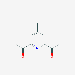 molecular formula C10H11NO2 B040422 4-Methyl-2,6-diacetylpyridine CAS No. 114578-66-4