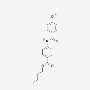 molecular formula C20H23NO4 B404220 Butyl 4-[(4-ethoxybenzoyl)amino]benzoate 