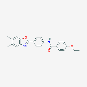 N-[4-(5,6-dimethyl-1,3-benzoxazol-2-yl)phenyl]-4-ethoxybenzamide