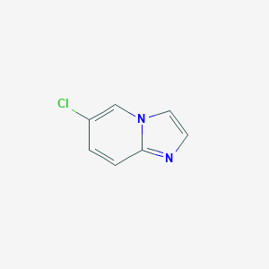 molecular formula C7H5ClN2 B040424 6-Chloroimidazo[1,2-a]pyridine CAS No. 6188-25-6