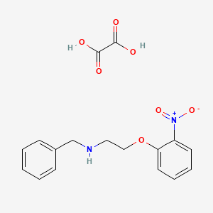 molecular formula C17H18N2O7 B4042607 N-benzyl-2-(2-nitrophenoxy)ethanamine oxalate 