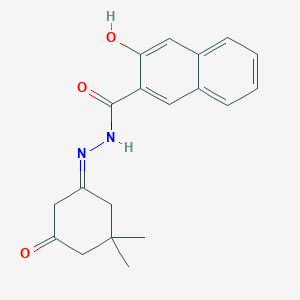 N'-(3,3-dimethyl-5-oxocyclohexylidene)-3-hydroxy-2-naphthohydrazide
