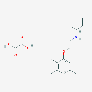 molecular formula C17H27NO5 B4043093 N-[2-(2,3,5-trimethylphenoxy)ethyl]-2-butanamine oxalate 