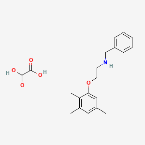 molecular formula C20H25NO5 B4043163 N-benzyl-2-(2,3,5-trimethylphenoxy)ethanamine oxalate 