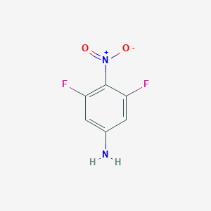 molecular formula C6H4F2N2O2 B040434 3,5-Difluoro-4-nitroaniline CAS No. 122129-79-7