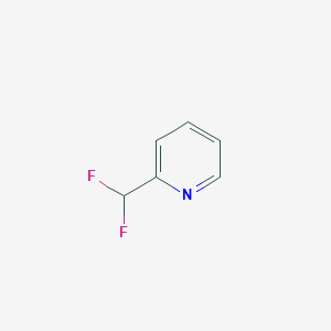 molecular formula C6H5F2N B040438 2-(Difluoromethyl)pyridine CAS No. 114468-01-8
