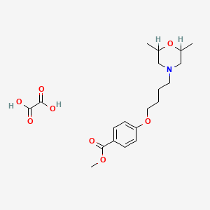 molecular formula C20H29NO8 B4044155 methyl 4-[4-(2,6-dimethyl-4-morpholinyl)butoxy]benzoate oxalate 