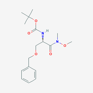 molecular formula C17H26N2O5 B040442 Boc-L-ser(bzl)-nme(ome) CAS No. 115186-34-0