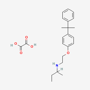 molecular formula C23H31NO5 B4044472 N-{2-[4-(1-methyl-1-phenylethyl)phenoxy]ethyl}-2-butanamine oxalate 