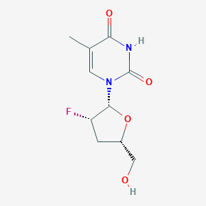 1-[(2R,3S,5S)-3-fluoro-5-(hydroxymethyl)oxolan-2-yl]-5-methylpyrimidine-2,4-dione