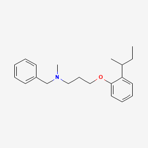 molecular formula C21H29NO B4044565 N-benzyl-3-(2-sec-butylphenoxy)-N-methyl-1-propanamine 