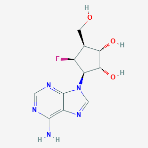3-Adenin-9-yl-4-fluoro-5-(hydroxymethyl)-1,2-cyclopentanediol