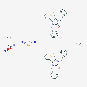 molecular formula C49H50FeN10O3S2 B040447 Trimetaphan nitroprusside CAS No. 115722-30-0