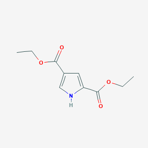 molecular formula C10H13NO4 B040452 Diethyl 1H-pyrrole-2,4-dicarboxylate CAS No. 55942-40-0