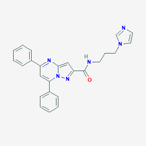 molecular formula C25H22N6O B404525 JNJ-9350 