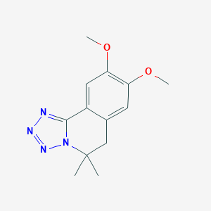 molecular formula C13H16N4O2 B404677 8,9-dimethoxy-5,5-dimethyl-6H-tetrazolo[5,1-a]isoquinoline CAS No. 312615-31-9
