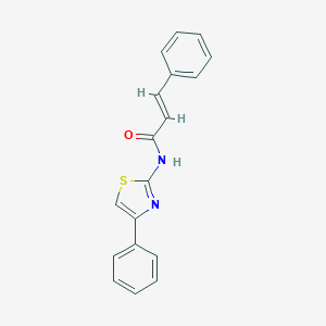 molecular formula C18H14N2OS B404697 2-Cinnamamido-4-phenylthiazole CAS No. 1107621-03-3