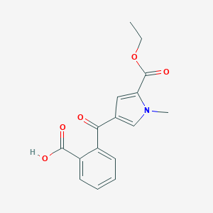 2-(5-(Ethoxycarbonyl)-1-methyl-1H-pyrrole-3-carbonyl)benzoic acid