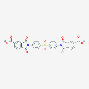 molecular formula C30H16N2O10S B404723 2-{4-[4-(5-carboxy-1,3-dioxoisoindol-2-yl)benzenesulfonyl]phenyl}-1,3-dioxoisoindole-5-carboxylic acid 