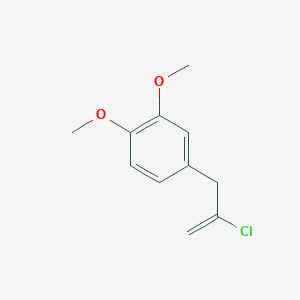 molecular formula C11H13ClO2 B040473 2-Chloro-3-(3,4-dimethoxyphenyl)-1-propene CAS No. 111860-79-8