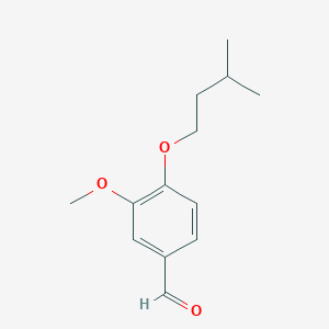 3-Methoxy-4-(3-methylbutoxy)benzaldehyde