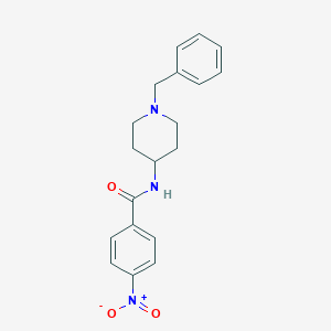N-(1-benzyl-4-piperidinyl)-4-nitrobenzamide