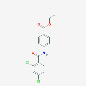 Propyl 4-[(2,4-dichlorobenzoyl)amino]benzoate