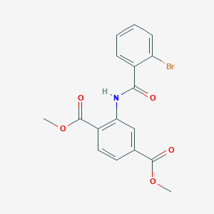 Dimethyl 2-((2-bromobenzoyl)amino)terephthalate