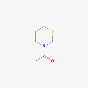 molecular formula C6H11NOS B040485 N-acetyltetrahydro-1,3-thiazine CAS No. 118515-26-7