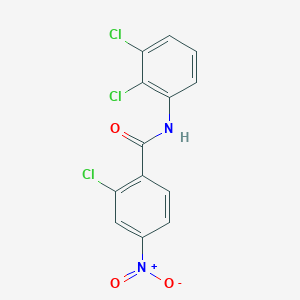 molecular formula C13H7Cl3N2O3 B404869 2-chloro-N-(2,3-dichlorophenyl)-4-nitrobenzamide CAS No. 329940-76-3