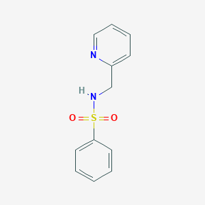 molecular formula C12H12N2O2S B404884 N-(pyridin-2-ylmethyl)benzenesulfonamide CAS No. 98514-83-1