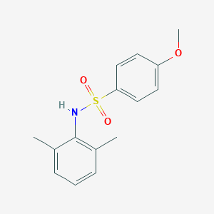 molecular formula C15H17NO3S B404886 N-(2,6-dimethylphenyl)-4-methoxybenzenesulfonamide CAS No. 7230-56-0