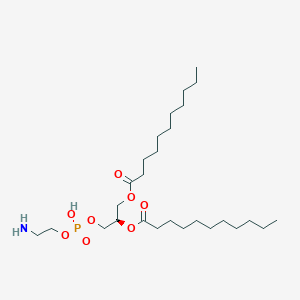 molecular formula C27H54NO8P B040490 1,2-Diundecanoylphosphatidylethanolamine CAS No. 117610-63-6