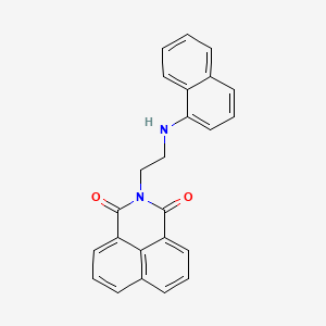 molecular formula C24H18N2O2 B4049269 2-(2-(naphthalen-1-ylamino)ethyl)-1H-benzo[de]isoquinoline-1,3(2H)-dione 