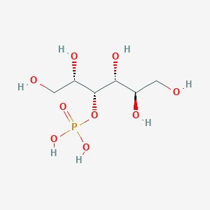 molecular formula C6H15O9P B040505 Sorbitol 3-phosphate CAS No. 121955-14-4