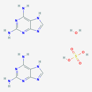 Purine, 2,6-diamino-, sulfate, hydrate