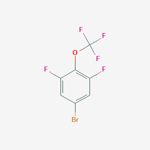 molecular formula C7H2BrF5O B040533 5-Bromo-1,3-difluoro-2-(trifluoromethoxy)benzene CAS No. 115467-07-7