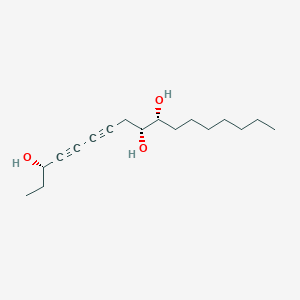 (3S,9R,10R)-heptadeca-4,6-diyne-3,9,10-triol