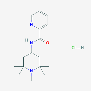 molecular formula C16H26ClN3O B4054201 N-(1,2,2,6,6-pentamethylpiperidin-4-yl)pyridine-2-carboxamide;hydrochloride 
