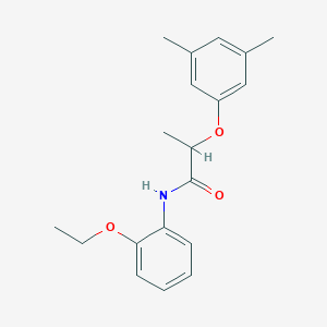molecular formula C19H23NO3 B4054233 2-(3,5-dimethylphenoxy)-N-(2-ethoxyphenyl)propanamide 