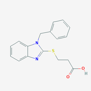 3-[(1-Benzyl-1H-benzimidazol-2-yl)thio]-propanoic acid