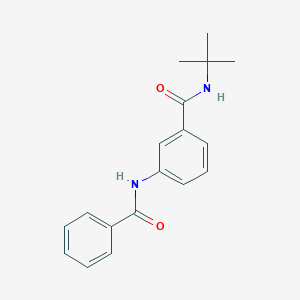 molecular formula C18H20N2O2 B4054973 3-(benzoylamino)-N-(tert-butyl)benzamide 