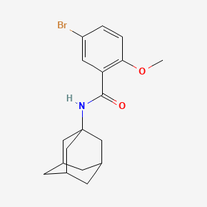 molecular formula C18H22BrNO2 B4056337 N-(1-adamantyl)-5-bromo-2-methoxybenzamide 