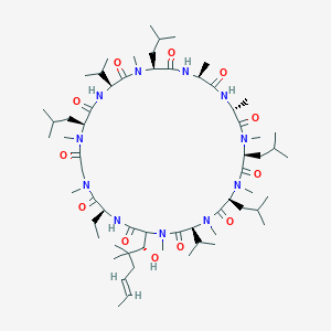 molecular formula C63H113N11O12 B040566 Bm2t-Cyclosporin A CAS No. 114865-22-4