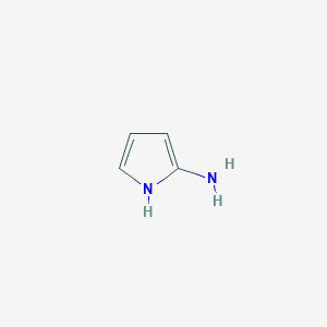 molecular formula C4H6N2 B040574 1H-pyrrol-2-amine CAS No. 4458-15-5