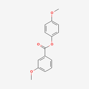 molecular formula C15H14O4 B4057413 m-Anisic acid, 4-methoxyphenyl ester 