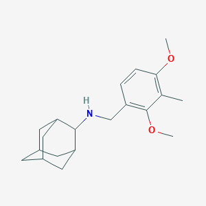 molecular formula C20H29NO2 B405781 N-(2,4-dimethoxy-3-methylbenzyl)-2-adamantanamine 