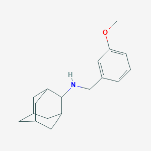 molecular formula C18H25NO B405874 N-[(3-methoxyphenyl)methyl]adamantan-2-amine 