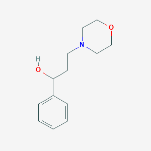 molecular formula C13H19NO2 B4059251 3-Morpholin-4-yl-1-phenylpropan-1-ol 