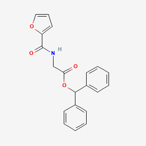 molecular formula C20H17NO4 B4059970 Benzhydryl 2-[(2-furylcarbonyl)amino]acetate 